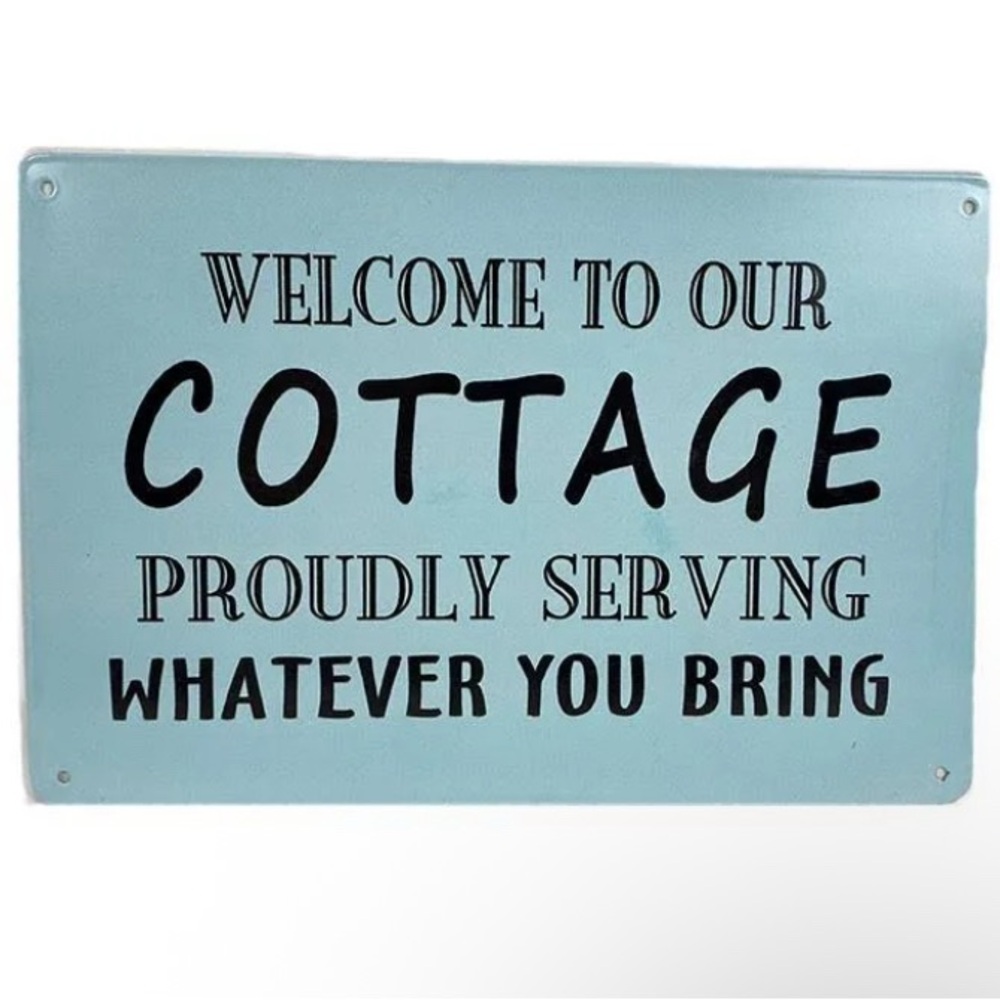 Welcome to Our Cottage Sign